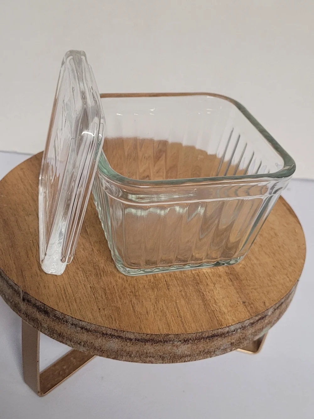 Depression Era Glass Refrigerator Box.